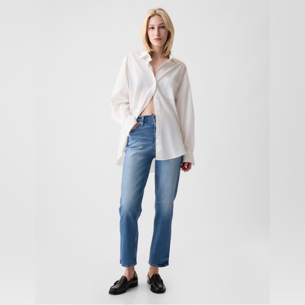 GAP High Rise Cheeky Straight Jeans
